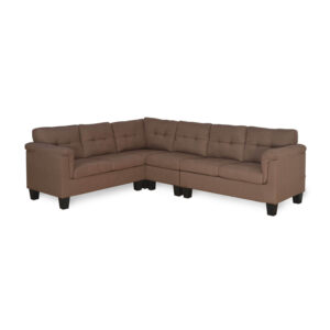 brown corner sofa set (3)