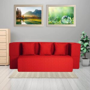 red sofa cum bed (2)
